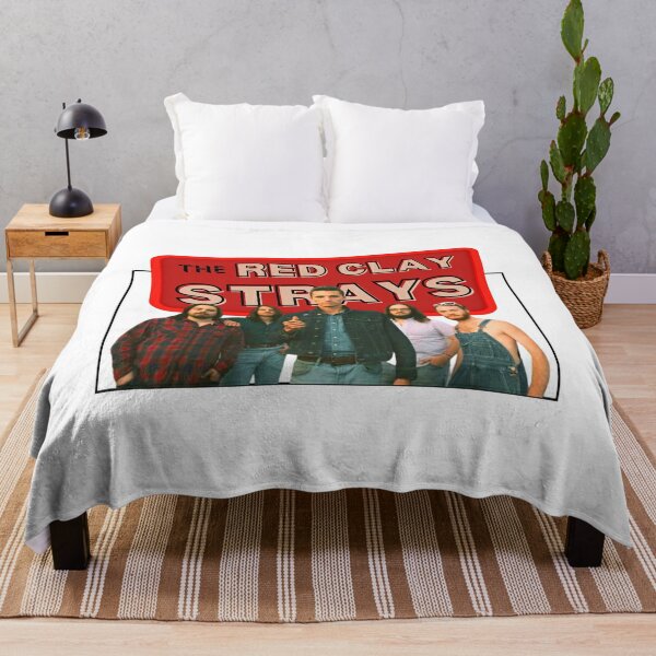 The Red Clay Strays Graphic Art Throw Blanket   product Offical red clay strays Merch