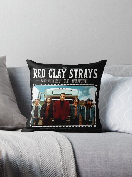 moment of truth red clay starys band Throw Pillow   product Offical red clay strays Merch